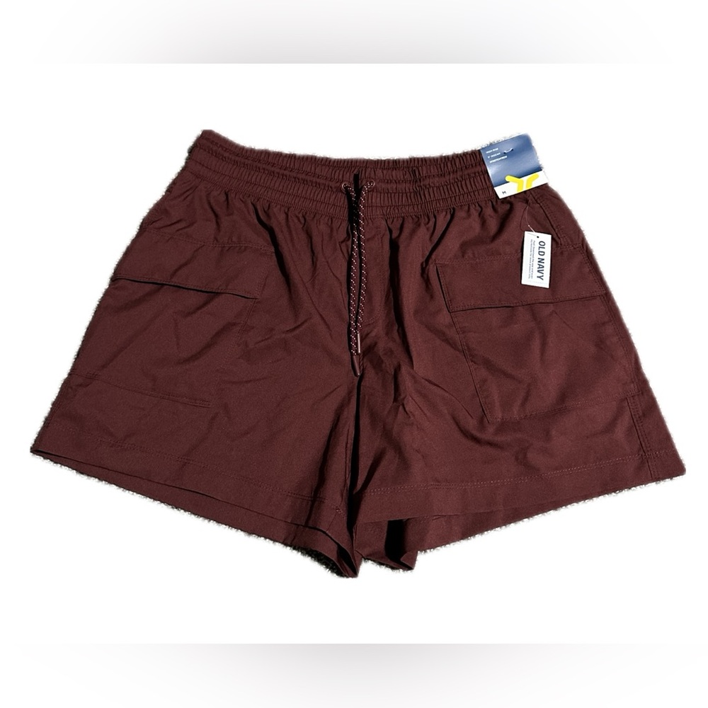 Old Navy Active Running Navy Red Color High Rise Shorts